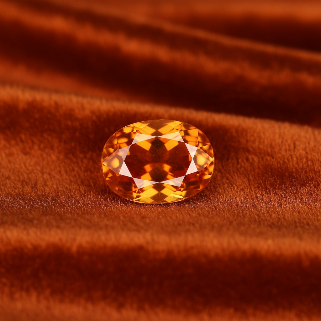 Orange Ceylon Sapphire